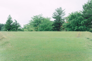 石川県七尾市の公園を散歩する風景 Scenery of a walk in a park in Nanao City, Ishikawa Prefecture