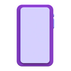 smartphone illustration with transparent background