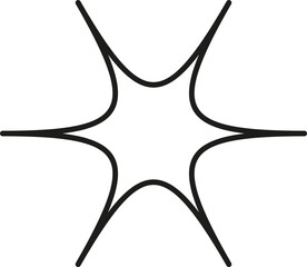 Obraz premium Pop art, comic book, cartoon design element. White speech bubble, explosion effect with black outline. Isolated png illustration, transparent background for montage, collage, sticker, stamp.