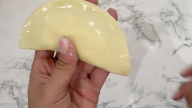 Empanadas repulgue (superior view)