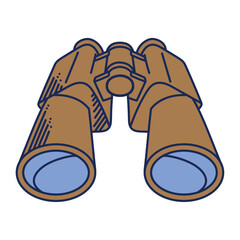 retro binoculars tools