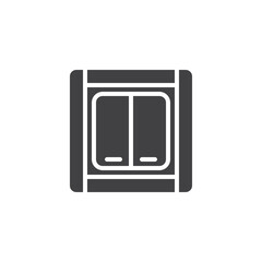 Switch button vector icon