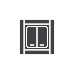 Switch button vector icon