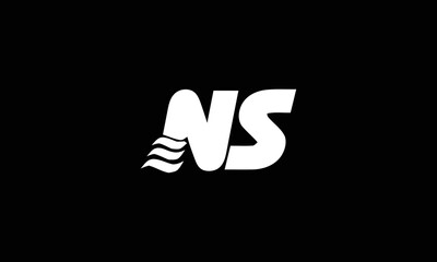 NS logo N and S initial