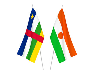 Republic of the Niger and Central African Republic flags