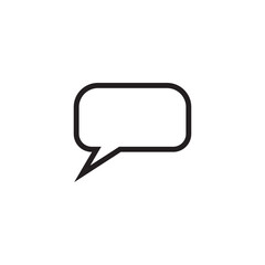 Naklejka premium chat icon vector illustration logo design