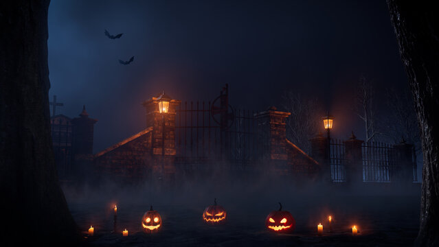 Halloween Background.