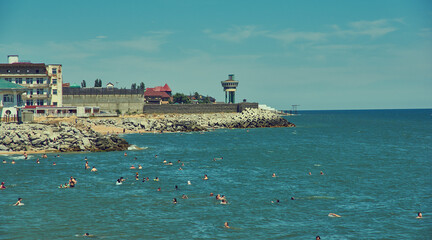Obraz premium seafront Kaspiysk located on the Caspian Sea
