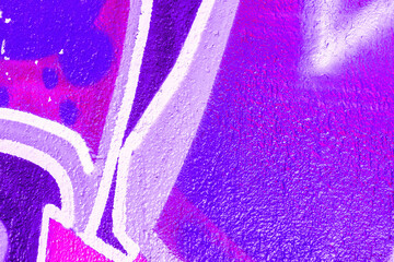 Closeup of colorful pink, purple, coral urban wall texture. Modern pattern for wallpaper design. Creative modern urban city background for advertising mockups. Minimal geometric style, solid colors