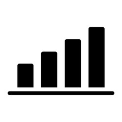 bar chart glyph icon