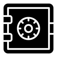 safety box glyph icon