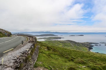 Photo sur Plexiglas Atlantic Ocean Road scenic view of the ocean, bays and scenery at the ring of kerry as part of the wild atlantic way in Ireland