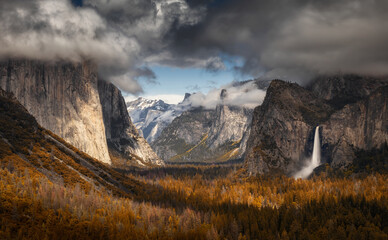 Yosemite National Park in fall, California