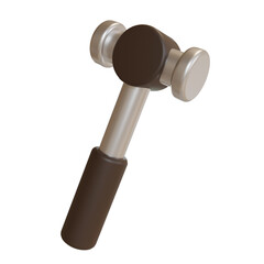 3d Illustration Object icon hammer Can be used for web, app, infographic, etc
