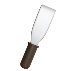 3d Illustration Object icon chisel Can be used for web, app, infographic, etc