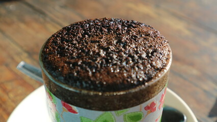 Strong Indonesian specialty brewed coffee