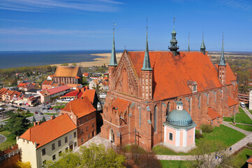 Obraz premium Frombork Cathedral in Frombork, Warmian-Masurian Voivodeship, Poland.