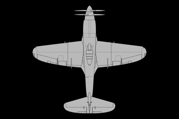 Avión de combate de hélice embarcado