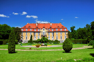 Ludwik Karol von Ballestrem`s Palace. Kochcice, Silesian Voivodeship, Poland