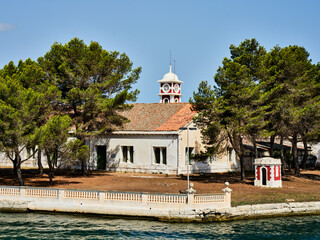 Naval storehouse and careening wharf on Illa Pinto, Mahon, Menorca, Spain