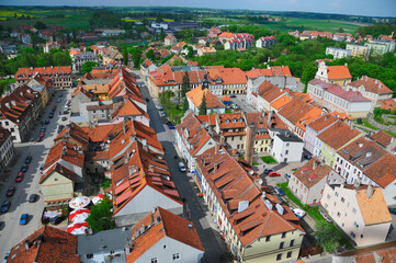 Naklejka premium Gothic Episcopal castle in Reszel, Warmian-Masurian Voivodeship, Poland.