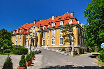 Fototapeta na wymiar Ludwik Karol von Ballestrem`s Palace. Kochcice, Silesian Voivodeship, Poland