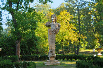 Obraz premium Statue of Stanisław Leszczyński, Rydzyna, Greater Poland Voivodeship, Poland