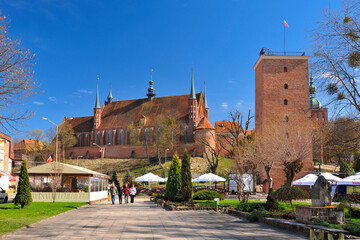 Frombork Cathedral in Frombork, Warmian-Masurian Voivodeship, Poland.