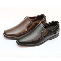 Black and Brown Mens Loafers Office Formal Shoes