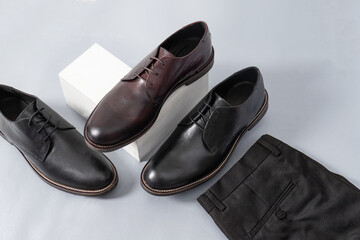 Black and Brown Mens Office Formal Shoes Oxford