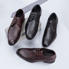 Black and Brown Mens Office Formal Shoes Oxford Brogue