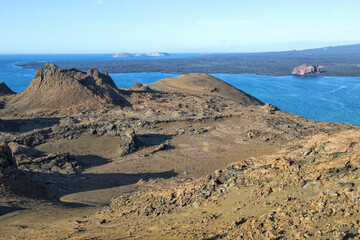 Fototapeta na wymiar Rock and lava formation, Bartolome Island, Galapagos, Ecuador