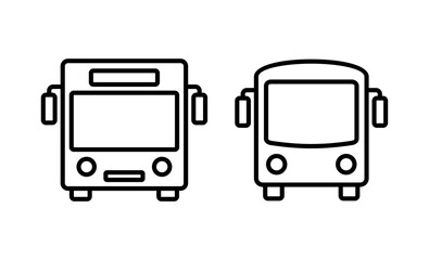 Bus icon vector. bus sign and symbol
