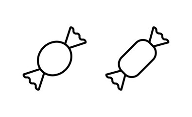 Candy icon vector. candy sign and symbol.