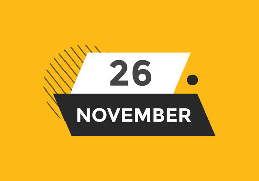 November 26" Images – Browse 4,377 Stock Photos, Vectors, and Video | Adobe  Stock