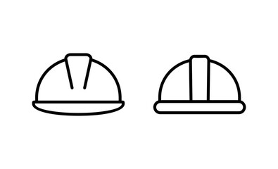 Helmet icon vector. Motorcycle helmet sign and symbol. Construction helmet icon. Safety helmet