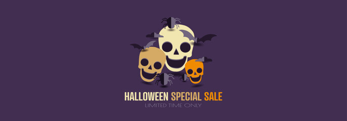 Halloween Special Sale banner.
