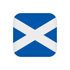 Obraz premium Scotland flag, official colors. Vector illustration.