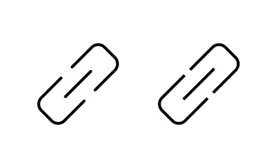 Link icon vector. Hyperlink chain sign and symbol
