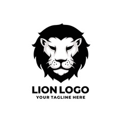 Lion logo design vector