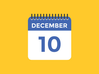 december 11 calendar reminder. 11th december daily calendar icon template. Calendar 11th december icon Design template. Vector illustration