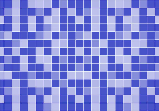 Fondo o estampado de teselas, cuadrados, o cuadros en tonos azules