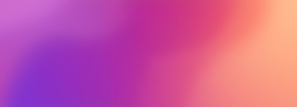 orange pink purple red gradient background blank. Horizontal banner or wallpaper tamplate. Copy space, place for text, text area. Bright illustration. Space metaverse web 3 technology texture	