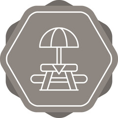 Picnic Table Icon