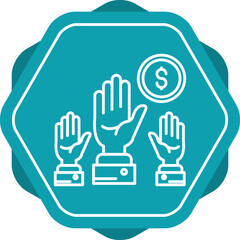 Obraz premium Auction Icon