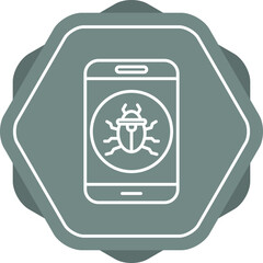 Mobile Virus Icon