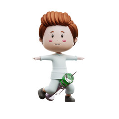 3d rendering of male medical doctor