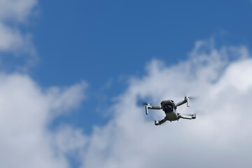 Drone on the sky