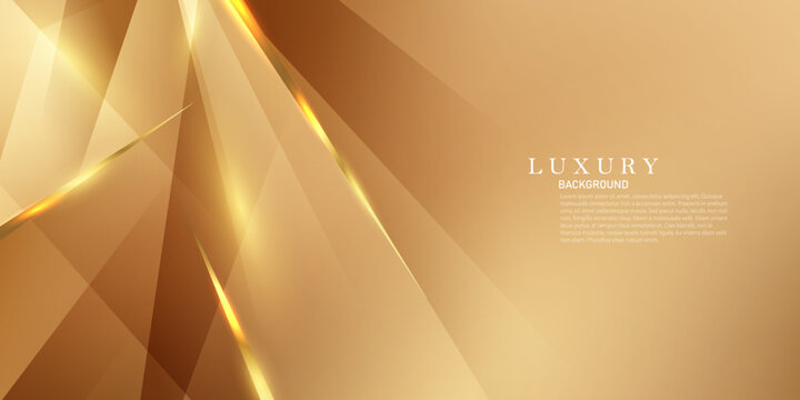 brown abstract background design with luxury golden elements vector illustration