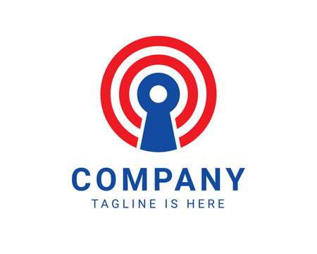Key target logo. Good for financial company logo